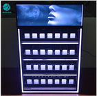 কাস্টমাইজড 3 লেয়ার LED হালকা এক্রাইলিক প্রদর্শন সিগারেট জন্য ক্যাবিনেটের / তামাক